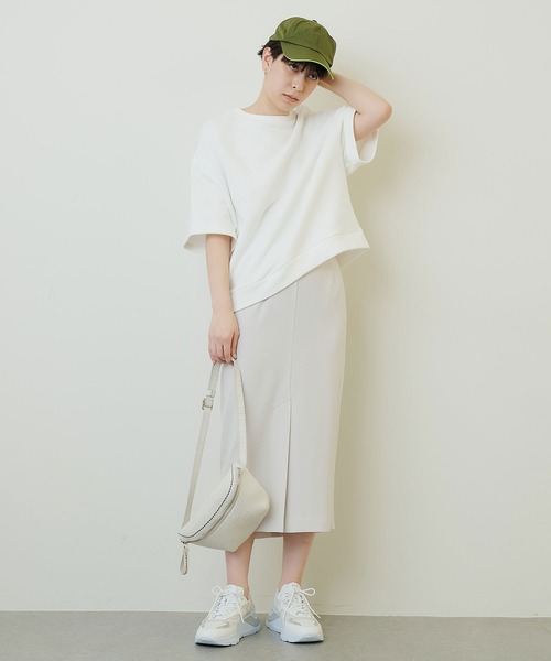 Whim Gazette（ウィムガゼット）の「ACE タイトスカート（スカート・レディース・ライトグレー/ネイビー・36/38）」の12枚目の写真