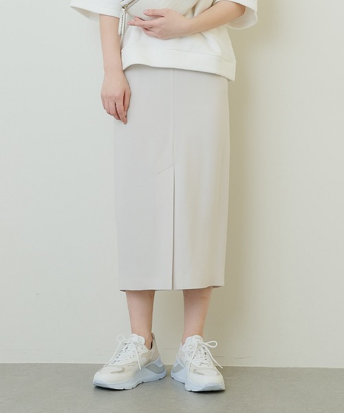 Whim Gazette（ウィムガゼット）の「ACE タイトスカート（スカート・レディース・ライトグレー/ネイビー・36/38）」の9枚目の写真