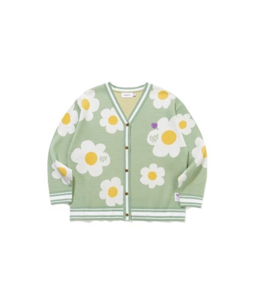 TARGETTO 】デイジージャカードカーディガン / DAISY JACQUARD CARDIGAN TARGETTO 】デイジージャカードカーディガン / DAISY JACQUARD CARDIGAN