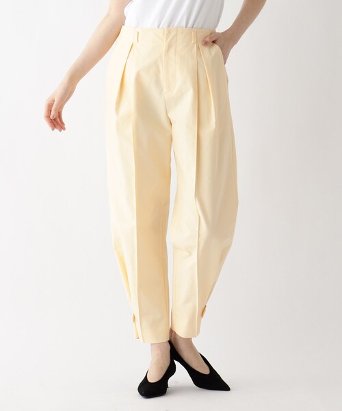 JET（ジェット）の「◆【ウォッシャブル】コットン変形デザインミリタリーパンツ（その他パンツ・レディース・グリーン/カーキ系6/イエロー・02/04）」の6枚目の写真