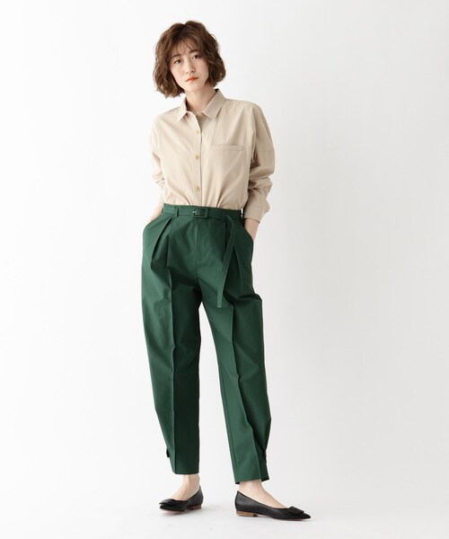 JET（ジェット）の「◆【ウォッシャブル】コットン変形デザインミリタリーパンツ（その他パンツ・レディース・グリーン/カーキ系6/イエロー・02/04）」の13枚目の写真