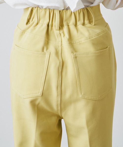 Chico（チコ）の「ハイウエストスラックスパンツ（スラックス・レディース・ホワイト/ライム/ブラック/サーモンピンク・FREE）」の21枚目の写真