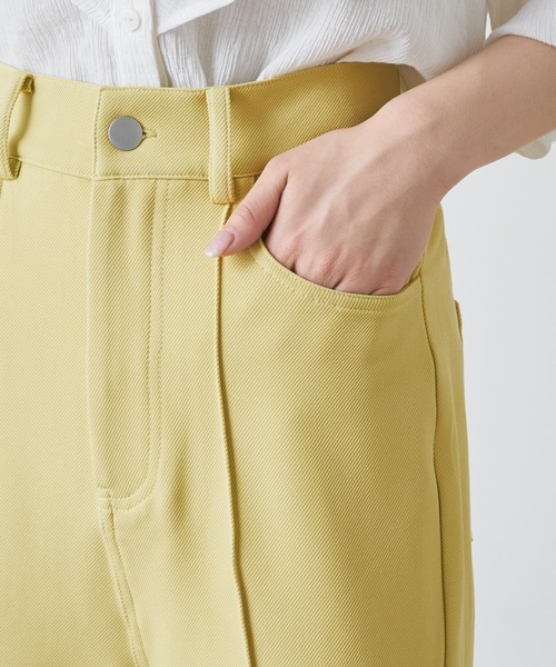 Chico（チコ）の「ハイウエストスラックスパンツ（スラックス・レディース・ホワイト/ライム/ブラック/サーモンピンク・FREE）」の20枚目の写真