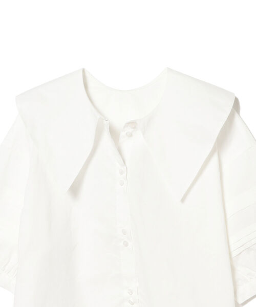 Ray BEAMS（レイビームス）の「Ray BEAMS / ビッグ カラー タック スリーブ ブラウス（シャツ/ブラウス・レディース・ホワイト/ブラック・ONE SIZE）」の16枚目の写真