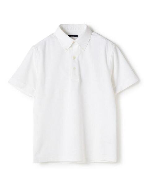 CROSSPLUS ONLINE（クロスプラスオンライン）の「【bizcos】ﾋﾞｽﾞｺｽ ボタンダウンカノコポロシャツ / スマートフィット（ポロシャツ・メンズ・サックスブルー/ネイビー/ブラック/ホワイト・L2/M3/M2/L3/LL3/LL4）」の21枚目の写真