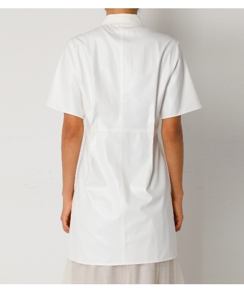 IRENE アイレネ ブラウス スリットシャツ 長袖 ホワイト コットン 38 セール】Georgette Shirt（シャツ/ブラウス）｜IRENE（アイレネ
