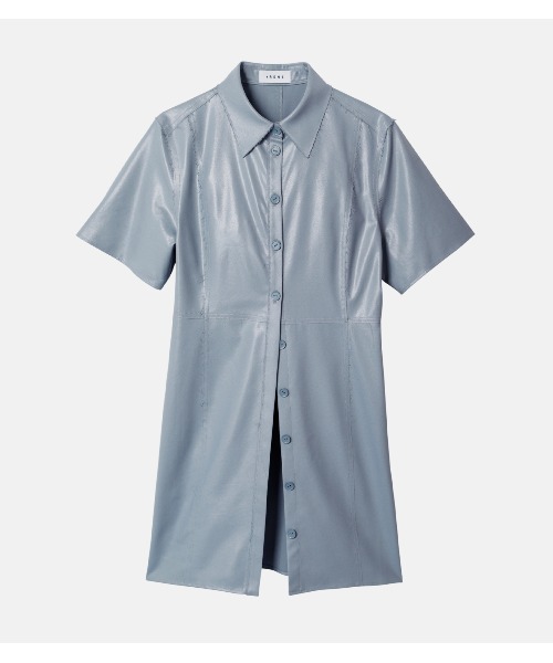 専用　IRENE アイレネ　ルシェルブルー　Georgette Shirt セール】Georgette Shirt（シャツ/ブラウス）｜IRENE（アイレネ