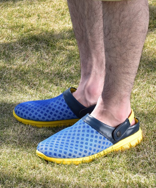 SVEC（シュベック）の「メッシュ サボサンダル / スリッポン（サンダル・メンズ・ブラック系その他/レッド/ホワイト×グリーン/オレンジ/ブラック×ホワイト/グリーン系その他/ホワイト/グリーン/イエロー/ブルー/ベージュ/ネイビー/レッド系その他/ブラック系その他2・45/40/41/42/43/44）」の11枚目の写真