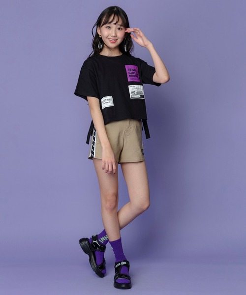 SISTER JENNI（SISTER JENNI）の「サイドロゴショートパンツ（その他パンツ・キッズ・ブラック/ラベンダー/ベージュ・160cm/130cm/150cm/140cm）」の17枚目の写真