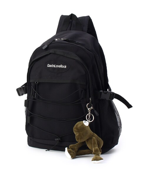 Ober Tashe（オーバータッシェ）の「【多収納/通学/リュック】チャーム付き万能デイパック（バックパック/リュック・レディース・ブラック/その他・FREE）」の3枚目の写真