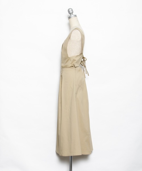 AS KNOW AS PINKY（アズノゥアズピンキー）の「サプライズのリボンジャンスカ（ジャンパースカート・レディース・ベージュ/グリーン/ブラック/ラベンダー・FREE）」の22枚目の写真