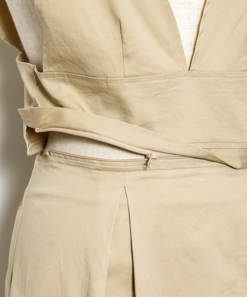 AS KNOW AS PINKY（アズノゥアズピンキー）の「サプライズのリボンジャンスカ（ジャンパースカート・レディース・ベージュ/グリーン/ブラック/ラベンダー・FREE）」の18枚目の写真