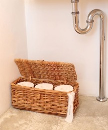 WEB限定 アラログ フタ付きスリムバスケット S