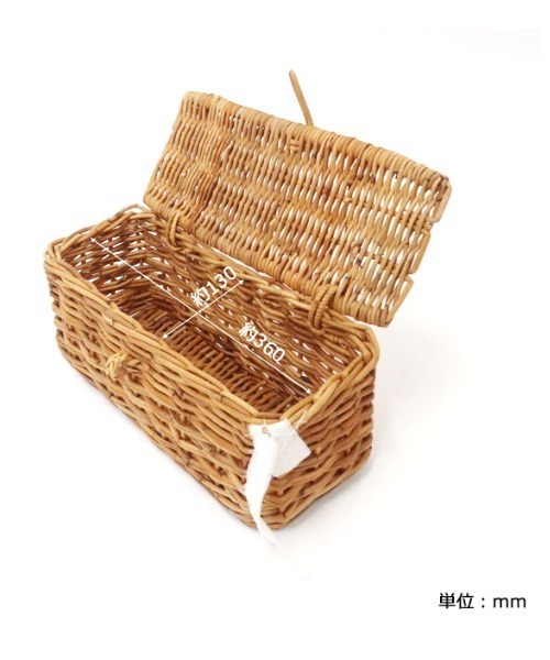 Creer（クレエ）の「WEB限定 アラログ フタ付きスリムバスケット S（収納グッズ・レディース・その他・FREE）」の5枚目の写真