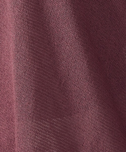 COMME CA ISM（コムサイズム）の「リネン混　ニットカーディガン（カーディガン/ボレロ・レディース・ライトグレー/ダークブラウン/ブルー/ワイン・MEDIUM/LARGE）」の21枚目の写真