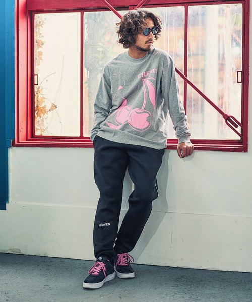 MARBLES（マーブルズ）の「mlt3403-STANDARD LS TEE (CHERRY) Tシャツ（Tシャツ/カットソー・メンズ・イエロー/ネイビー/トップグレー・S/L/XL/M）」の7枚目の写真