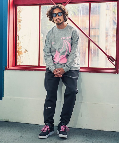 MARBLES（マーブルズ）の「mlt3403-STANDARD LS TEE (CHERRY) Tシャツ（Tシャツ/カットソー・メンズ・イエロー/ネイビー/トップグレー・S/L/XL/M）」の8枚目の写真