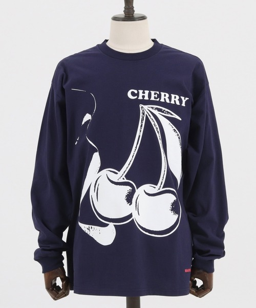 MARBLES（マーブルズ）の「mlt3403-STANDARD LS TEE (CHERRY) Tシャツ（Tシャツ/カットソー・メンズ・イエロー/ネイビー/トップグレー・S/L/XL/M）」の15枚目の写真