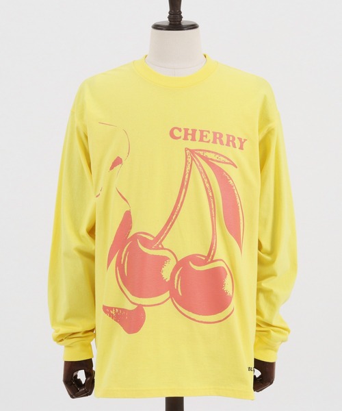 MARBLES（マーブルズ）の「mlt3403-STANDARD LS TEE (CHERRY) Tシャツ（Tシャツ/カットソー・メンズ・イエロー/ネイビー/トップグレー・S/L/XL/M）」の17枚目の写真