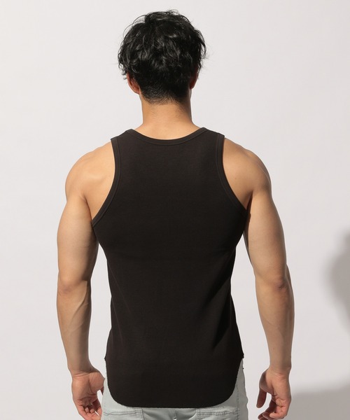 BAYFLOW(ベイフロー)の「サーフニットタンク(タンクトップ・メンズ・ホワイト/ライトブルー/ブラック/チャコール・SMALL/MEDIUM/LARGE)」の7枚目の写真