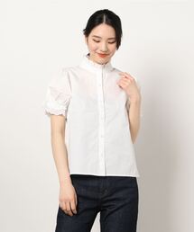 SPINNS | ハイネックフリルギャザーレースブラウス(シャツ/ブラウス)