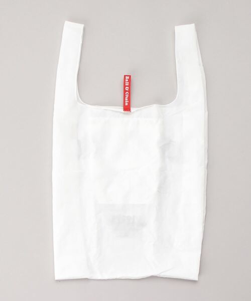 SUPERTHANKS(スーパーサンクス)の「カレッジロゴ刺繍エコバッグ トートバッグ(エコバッグ/サブバッグ・レディース・ホワイト/ブラック/ホワイト×ブラック・ONE SIZE)」の11枚目の写真