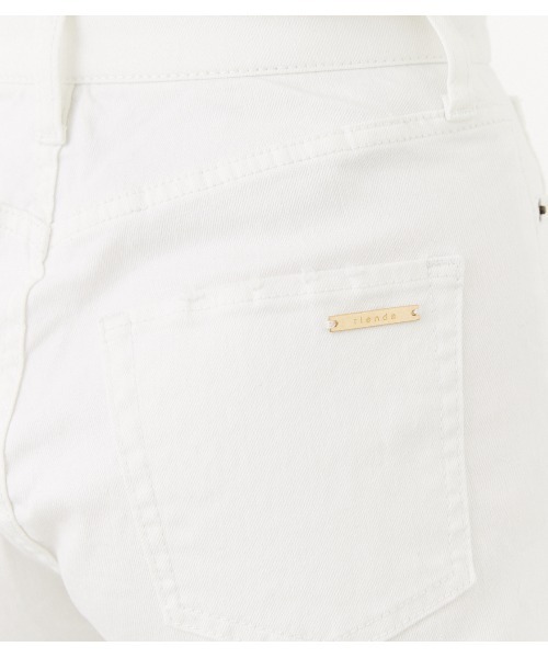 rienda（リエンダ）の「ストレートカラーデニムパンツ（デニムパンツ・レディース・ホワイト/ブラウン・24inch/25inch/26inch）」の13枚目の写真