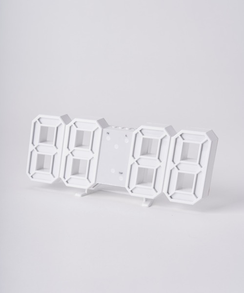 RELAX（リラックス）の「【RELAX リラックス】セグロック 2（置時計・レディース・ホワイト・フリー）」の3枚目の写真