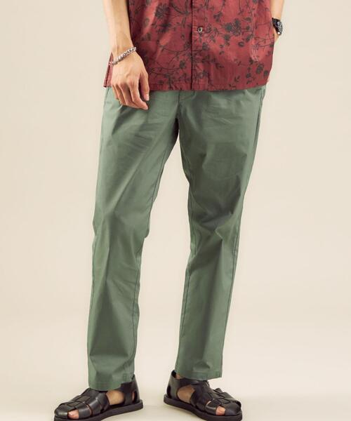 green label relaxing（グリーンレーベルリラクシング）の「OLT＜green label relaxing＞ タイプライター PLAY-PANTS イージー パンツ（その他パンツ・メンズ・ベージュ/ネイビー/オリーブ・MEDIUM/LARGE/SMALL/X-LARGE）」の2枚目の写真