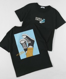 make a ray!（メイク ア レイ！）の「スニーカーバックプリント キッズ半袖Tシャツ【140cm-160ｃｍ】（Tシャツ/カットソー・キッズ）」