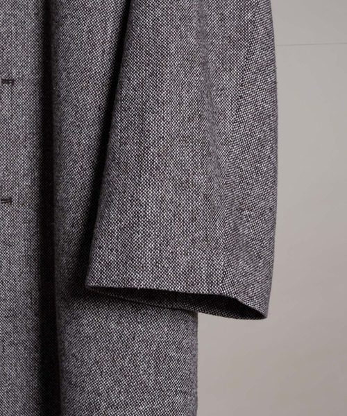 DOOPZ（ドープス）の「Roll up sleeve oversized chester coat-ロールアップスリーブオーバーサイズチェスターコート（チェスターコート・メンズ・ブラック/ブラウン・SMALL/MEDIUM/LARGE）」の5枚目の写真