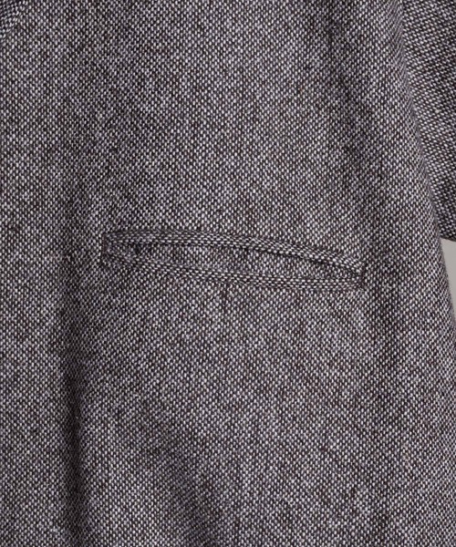 DOOPZ（ドープス）の「Roll up sleeve oversized chester coat-ロールアップスリーブオーバーサイズチェスターコート（チェスターコート・メンズ・ブラック/ブラウン・SMALL/MEDIUM/LARGE）」の6枚目の写真