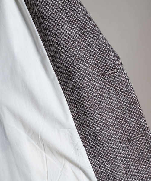 DOOPZ（ドープス）の「Roll up sleeve oversized chester coat-ロールアップスリーブオーバーサイズチェスターコート（チェスターコート・メンズ・ブラック/ブラウン・SMALL/MEDIUM/LARGE）」の12枚目の写真