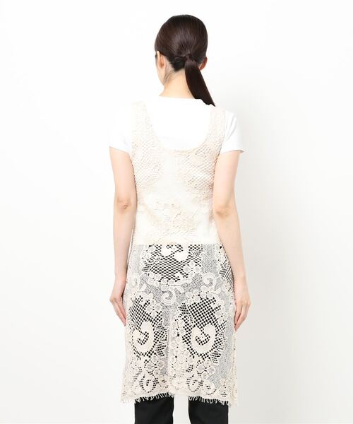 JUMELLE（ジュメロ）の「透かし編みワンピース（ワンピース・レディース・ベージュ・FREE）」の18枚目の写真