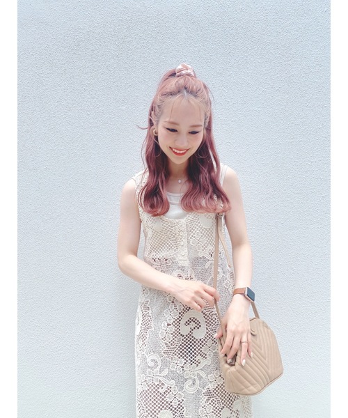 JUMELLE（ジュメロ）の「透かし編みワンピース（ワンピース・レディース・ベージュ・FREE）」の2枚目の写真