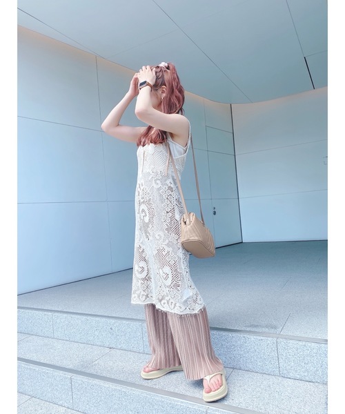 JUMELLE（ジュメロ）の「透かし編みワンピース（ワンピース・レディース・ベージュ・FREE）」の12枚目の写真