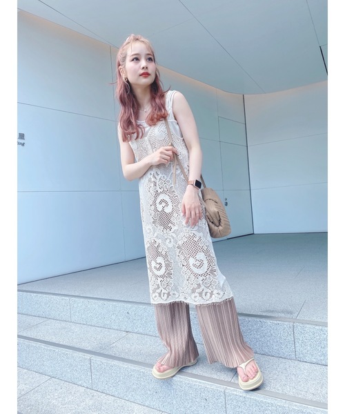 JUMELLE（ジュメロ）の「透かし編みワンピース（ワンピース・レディース・ベージュ・FREE）」の20枚目の写真