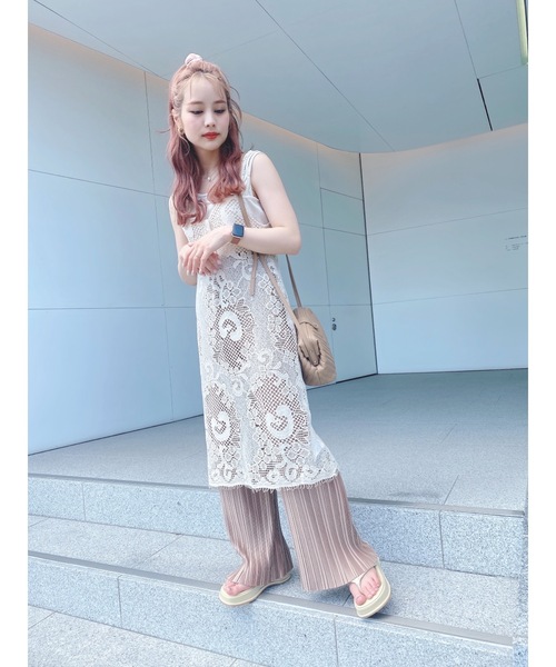 JUMELLE（ジュメロ）の「透かし編みワンピース（ワンピース・レディース・ベージュ・FREE）」の16枚目の写真