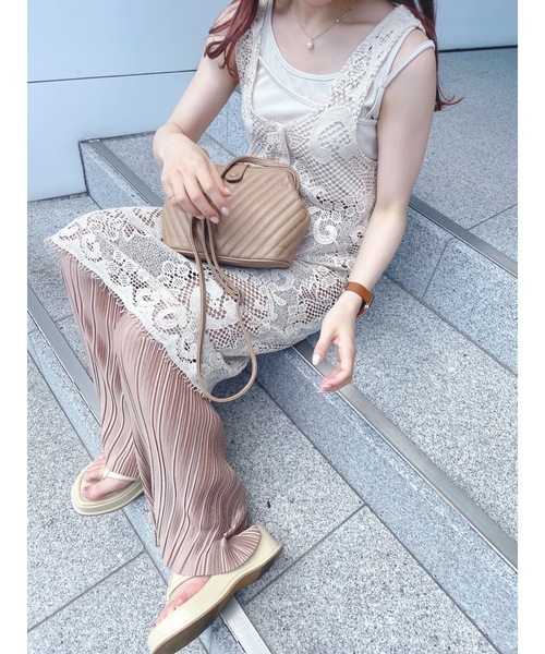 JUMELLE（ジュメロ）の「透かし編みワンピース（ワンピース・レディース・ベージュ・FREE）」の13枚目の写真