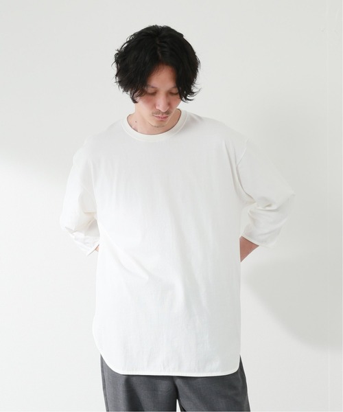 JOURNAL STANDARD relume（ジャーナルスタンダード　レリューム）の「レイヤード6分袖Tシャツ[無地T/オーバーサイズ][ユニセックス対応]（Tシャツ/カットソー・メンズ・ホワイト/グレー/ベージュ・S/M/L）」の17枚目の写真