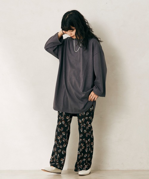 JOURNAL STANDARD relume（ジャーナルスタンダード　レリューム）の「レイヤード6分袖Tシャツ[無地T/オーバーサイズ][ユニセックス対応]（Tシャツ/カットソー・メンズ・ホワイト/グレー/ベージュ・S/M/L）」の22枚目の写真