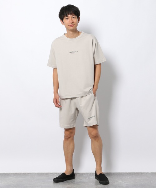LAKOLE（ラコレ）の「プリントスウェットショーツ / 214818（スウェットパンツ・メンズ・アイボリー/ブラック/サックスブルー・MEDIUM/LARGE）」の19枚目の写真