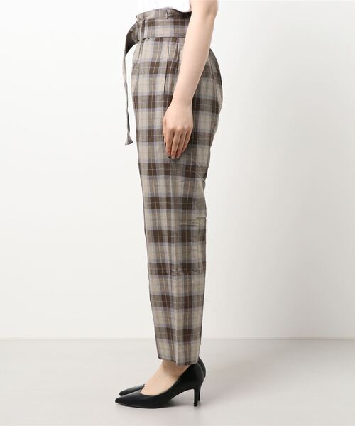 flower(フラワー)の「ムードチェックパンツ(その他パンツ・レディース・ベージュ/ブラウン・FREE)」の13枚目の写真