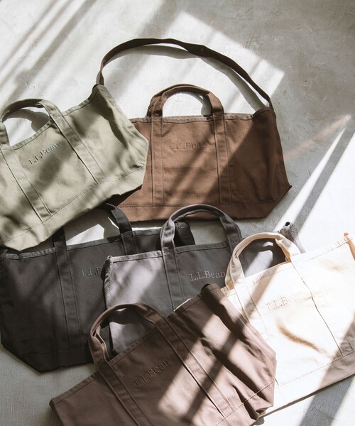 L.L.Bean（エルエルビーン）の「【別注】＜L.L.Bean＞グローサリー トートバッグ（トートバッグ・レディース・ライトグレー/ブラック/ダークブラウン/オフホワイト/オリーブ/モカ/ホワイト/ライラック・FREE）」の15枚目の写真