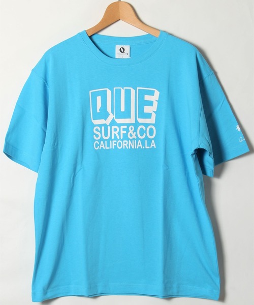 【QUE/キュー】USAコットン グラフィック ロゴプリントTシャツ 【QUE/キュー】USAコットン グラフィック ロゴプリントTシャツ