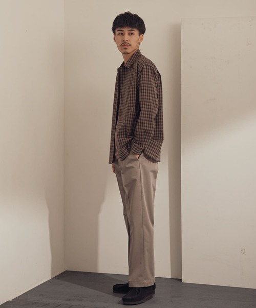 URBAN RESEARCH DOORS（アーバンリサーチドアーズ）の「T/Wヴィンテージチェックシャツ（シャツ/ブラウス・メンズ・ネイビー/ブラック・38/40）」の19枚目の写真