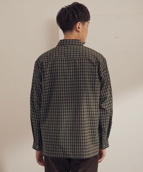 URBAN RESEARCH DOORS（アーバンリサーチドアーズ）の「T/Wヴィンテージチェックシャツ（シャツ/ブラウス・メンズ・ネイビー/ブラック・38/40）」の14枚目の写真