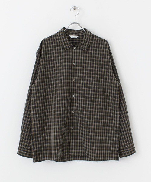 URBAN RESEARCH DOORS（アーバンリサーチドアーズ）の「T/Wヴィンテージチェックシャツ（シャツ/ブラウス・メンズ・ネイビー/ブラック・38/40）」の4枚目の写真