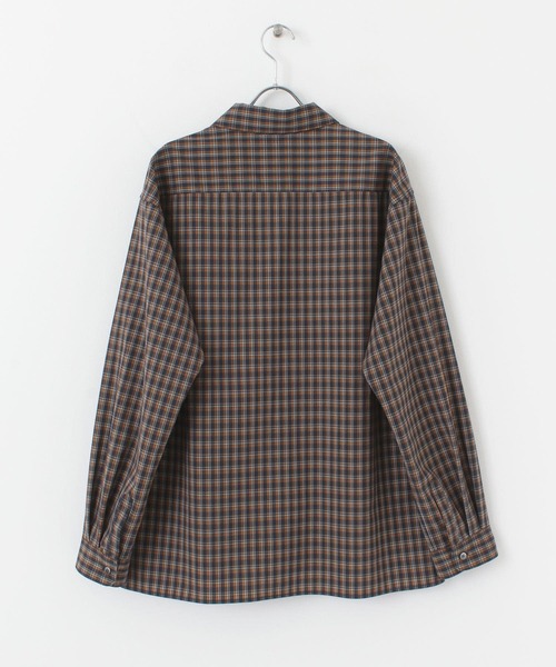 URBAN RESEARCH DOORS（アーバンリサーチドアーズ）の「T/Wヴィンテージチェックシャツ（シャツ/ブラウス・メンズ・ネイビー/ブラック・38/40）」の20枚目の写真