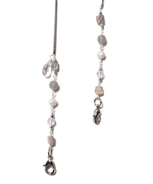 LAYMEE（レイミー）の「Mask chain necklace / マスクチェーンネックレス（ネックレス・レディース・シルバー/ゴールド・FREE）」の4枚目の写真